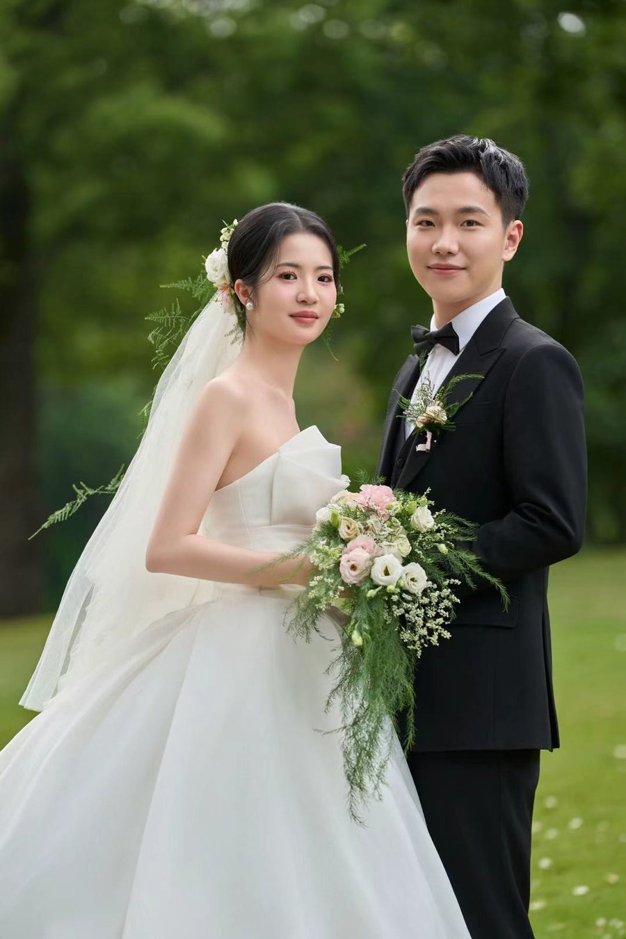 多伦多会员的婚纱照